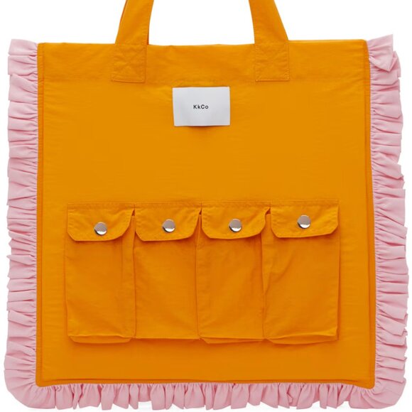 KkCo Utlity Tote in Orange/Pink - Picture 4 of 5